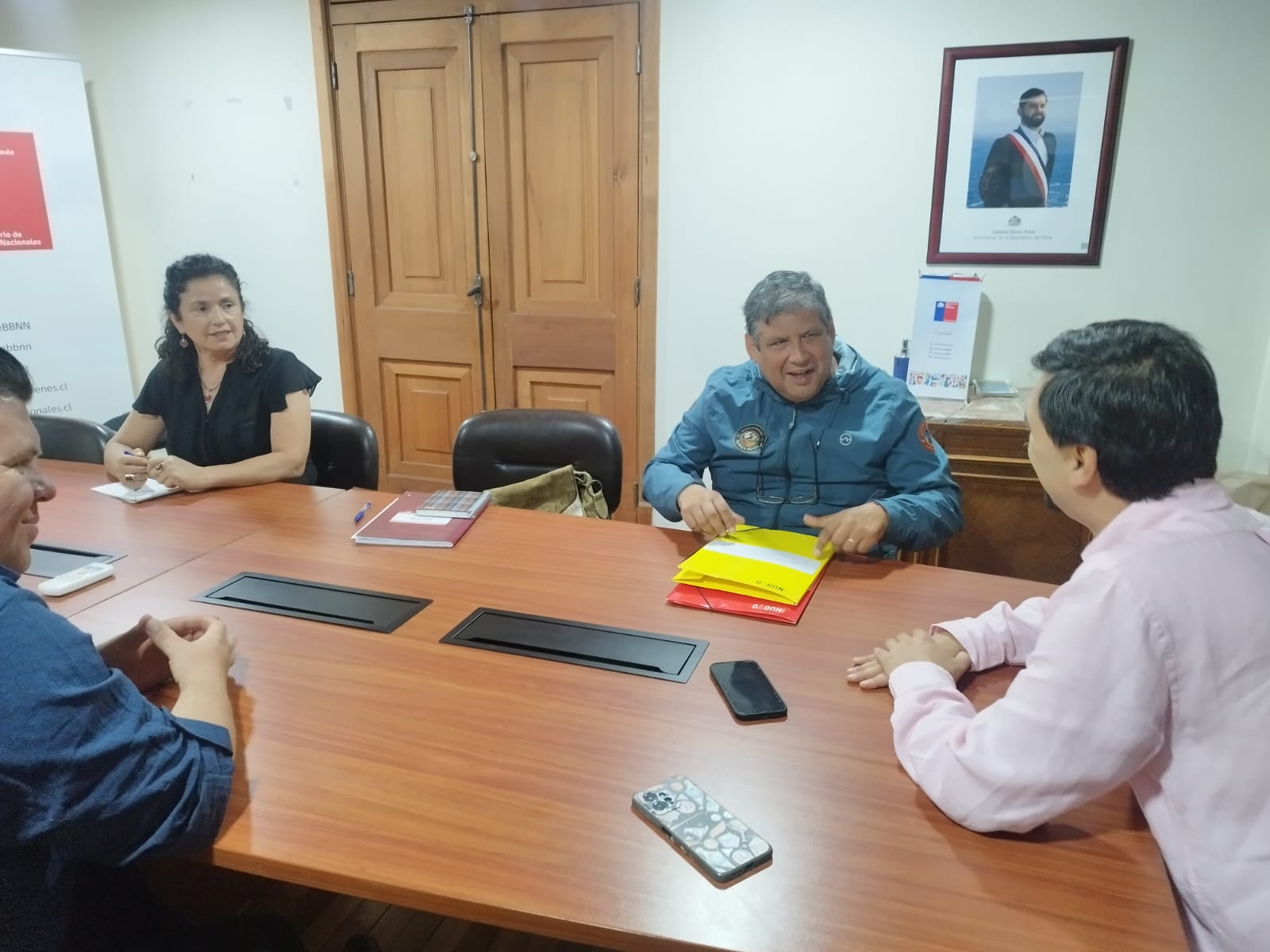 Reunion de Directorio AGETUR-ANCOA A.G con SEREMI de Bienes Nacionales - Region del Maule